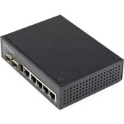 StarTech-com-IES1G52UPDIN-netwerk-Unmanaged-Gigabit-Ethernet-10-100-1000-Zwart-netwerk-switch