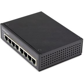 StarTech.com IESC1G80UP netwerk-switch Unmanaged Gigabit Ethernet (10/100/1000) Zwart