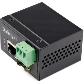 StarTech.com IMC100MSFP netwerk media converter 100 Mbit/s Multimode, Single-mode Zwart