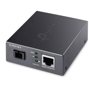 TP-LINK TL-FC311B-2 netwerk media converter 1000 Mbit/s Zwart