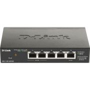 D-Link-DGS-1100-05PDV2-netwerk-Gigabit-Ethernet-10-100-1000-Zwart-Power-over-Ethernet-PoE-netwerk-switch