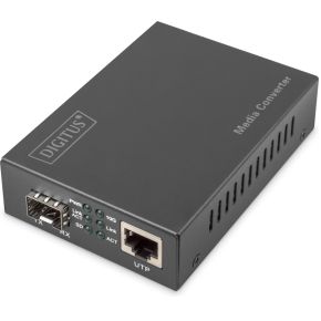 Digitus DN-82211 netwerk media converter 10000 Mbit/s Zwart