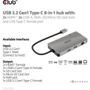 Club3D-USB-3-2-Type-C-8-in-1-universeel-docking-station