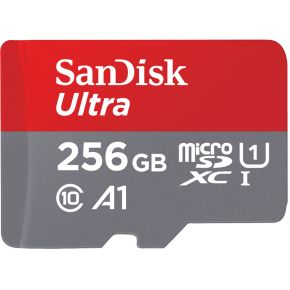 SanDisk Ultra microSD flashgeheugen 256 GB MicroSDXC UHS-I Klasse 10