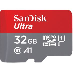 SanDisk Ultra microSD flashgeheugen 32 GB MiniSDHC UHS-I Klasse 10