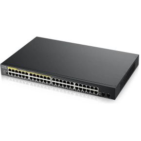 Zyxel GS1900-48HPv2 Managed L2 Gigabit Ethernet (10/100/1000) Power over Ethernet (PoE) Zwart