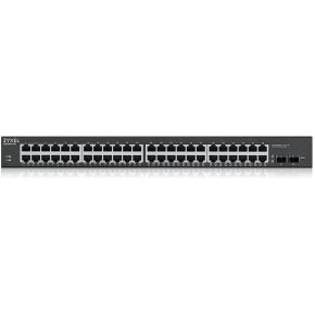 Zyxel GS1900-48HPv2 Managed L2 Gigabit Ethernet (10/100/1000) Power over Ethernet (PoE) Zwart netwerk switch