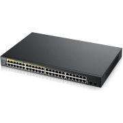 Zyxel GS1900-48HPv2 Managed L2 Gigabit Ethernet (10/100/1000) Power over Ethernet (PoE) Zwart netwerk switch