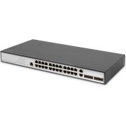 Digitus DN-80221-3 netwerk- Managed L2 Gigabit Ethernet (10/100/1000) Zwart, Grijs netwerk switch
