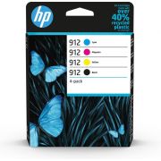 HP-912-4-stuk-s-Origineel-Normaal-rendement-Zwart-Cyaan-Magenta-Geel