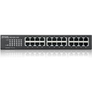 Zyxel-GS1100-24E-Unmanaged-Gigabit-Ethernet-10-100-1000-Zwart-netwerk-switch