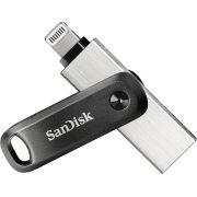 Megekko SanDisk iXpand USB flash drive 64 GB USB Type-A / Lightning 3.2 Gen 2 (3.1 Gen 2) Zwart Zilver aanbieding