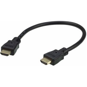 Aten 0.3M High Speed HDMI Cable with Ethernet HDMI kabel 0,3 m HDMI Type A (Standaard) Zwart, Goud