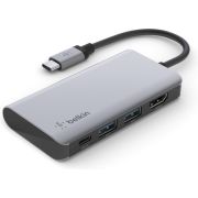 Belkin CONNECT USB-C 4-in-1 Multiport Adapter AVC006btSGY