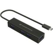 Conceptronic HUBBIES07B interface hub USB 3.2 Gen 1 (3.1 Gen 1) Type-C 5000 Mbit/s Zwart