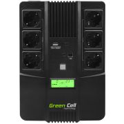 Green Cell AiO 800VA LCD Line-interactive 480 W 6 AC-uitgang(en)