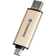 Transcend-JetFlash-930C-USB-flash-drive-128-GB-USB-Type-A-USB-Type-C-3-2-Gen-1-3-1-Gen-1-Goud