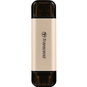 Transcend JetFlash 930C USB flash drive 256 GB USB Type-A / USB Type-C 3.2 Gen 1 (3.1 Gen 1) Goud