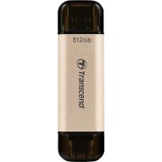 Transcend JetFlash 930C USB flash drive 512 GB USB Type-A / USB Type-C 3.2 Gen 1 (3.1 Gen 1) Goud