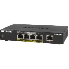 Netgear GS305Pv2 unmanaged netwerk switch