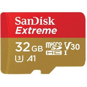 SanDisk Extreme 32GB MicroSDHC Geheugenkaart