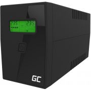 Green Cell UPS01LCD UPS Line-interactive 600 VA 360 W 2 AC-uitgang(en)