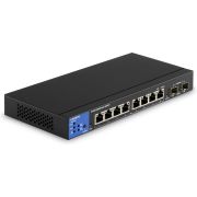 Linksys LGS310MPC Managed L3 Gigabit Ethernet (10/100/1000) Power over Ethernet (PoE) Zwart netwerk switch