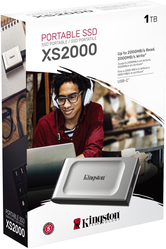 Kingston XS2000 1TB ポータブルSSD 本体 Megekko.nl - Kingston XS2000 1TB externe SSD