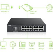 Zyxel-GS1100-16-Unmanaged-Gigabit-Ethernet-10-100-1000-netwerk-switch