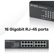 Zyxel-GS1100-16-Unmanaged-Gigabit-Ethernet-10-100-1000-netwerk-switch