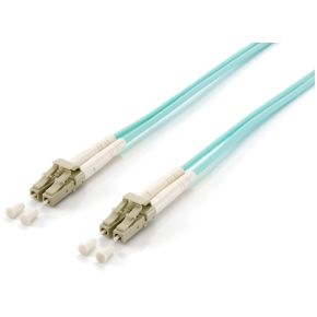 Equip 255230 Glasvezel kabel 30 m LC LSZH OM3 Aqua-kleur
