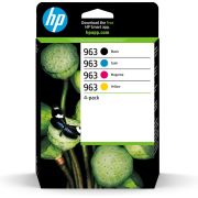 HP 963 4-pack originele inktcartridges zwart/cyaan/magenta/geel