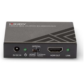 Lindy 38203 HDMI audio embedder Zwart