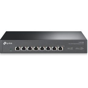 TP-LINK TL-SX1008 netwerk- Unmanaged 10G Ethernet (100/1000/10000) Zwart netwerk switch