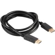 Akasa-AK-CBDP21-20BK-DisplayPort-kabel-2-m-Zwart