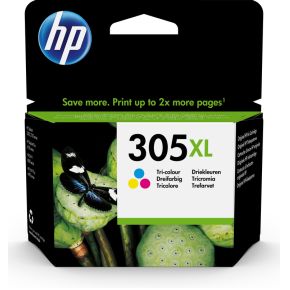 HP 305XL originele high-capacity drie-kleuren inktcartridge