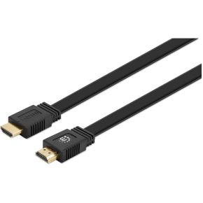 Manhattan 355605 HDMI kabel 1 m HDMI Type A (Standaard) Zwart