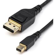 StarTech.com DP14MDPMM2MB DisplayPort kabel 2 m Mini DisplayPort Zwart