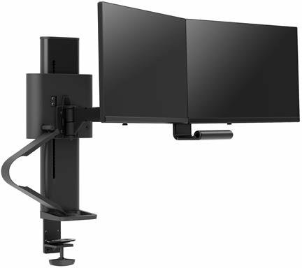 Ergotron TRACE 27  Dual Monitor Mount Zwart 45-631-224
