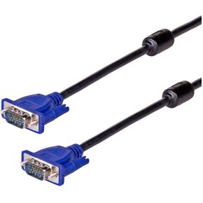 Akyga AK-AV-01 VGA kabel 1,8 m VGA (D-Sub) Zwart