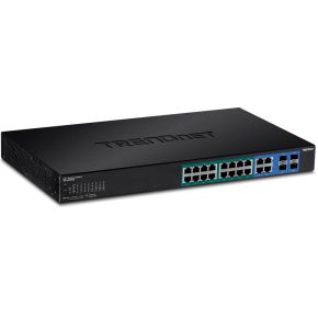 Trendnet TPE-1620WSF netwerk- Managed L2/L3 Gigabit Ethernet (10/100/1000) Power over Ethernet netwerk switch