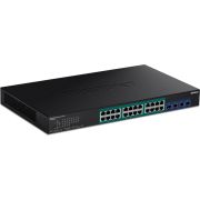 Trendnet TPE-30284 netwerk- Managed L2/L4 Gigabit Ethernet (10/100/1000) Power over Ethernet ( netwerk switch