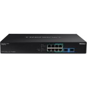 Trendnet-TPE-BG102G-netwerk-Unmanaged-Gigabit-Ethernet-10-100-1000-Power-over-Ethernet-PoE-netwerk-switch