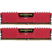 Corsair DDR4 Vengeance LPX 2x4GB 2666 C16 Red Geheugenmodule