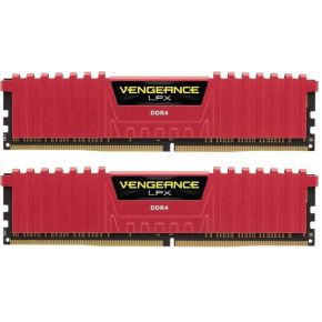 Corsair DDR4 Vengeance LPX 2x8GB 2400 C16 Red Geheugenmodule