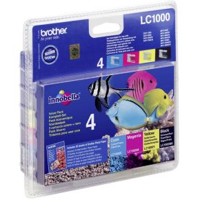 Brother Lc 1000 Value Pack Bkcmy brother kopen in de aanbieding