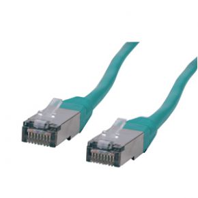 Haiqoe Netwerk CAT5 Patch cable 1M SFTP RJ45 green