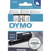 Dymo-Tape-D1-9mm-x-7m-Black-White-Dymotype-40913