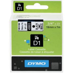 Dymo Tape D1 19mm x 7m black/white