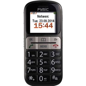 Fysic Fm 7800 118G Zwart Zilver Mobiele Telefoon fysic kopen in de aanbieding